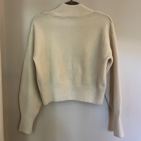 & OTHER STORIES Cream Mock Neck Sweater Size XS - Picture 8 of 9